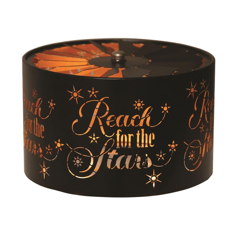 Aroma Silhouette Black & Gold Carousel Reach for the Stars Shade £11.69